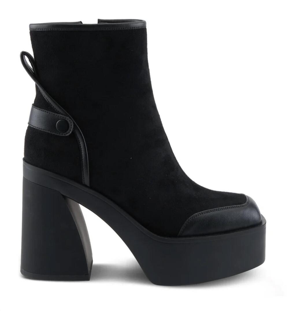 NEW AZURA women's innovatia heel boots in black